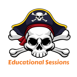 Pirate icon: Educational sessions